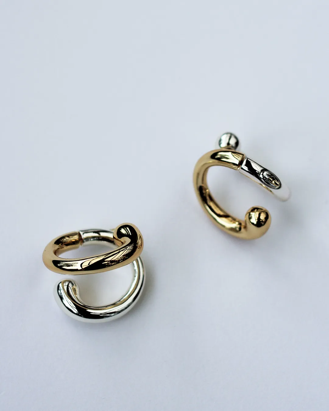 Double Trouble Hoop Earrings