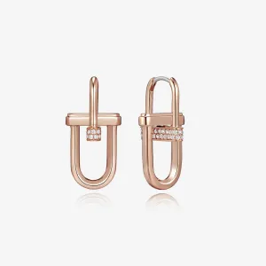 Dual D.D Silver Earring JDREP3S40ZC