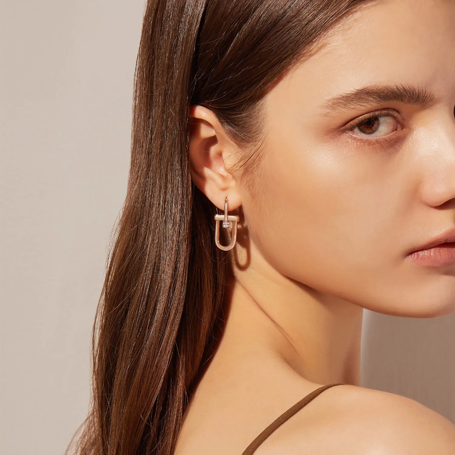 Dual D.D Silver Earring JDREP3S40ZC