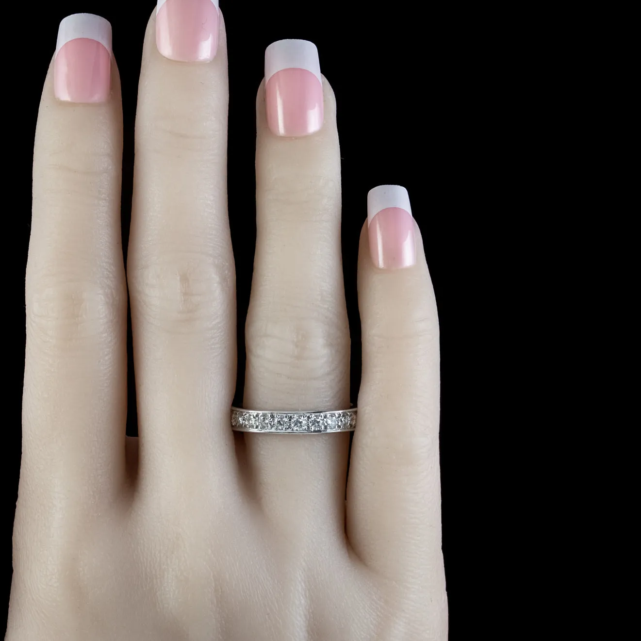 Edwardian Style Full Diamond Eternity Ring 2.10ct Of Diamond