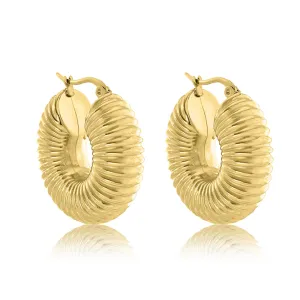 ELSA CHUNKY HOOP EARRINGS