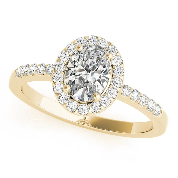Engagement Rings Halo Oval - TN83497