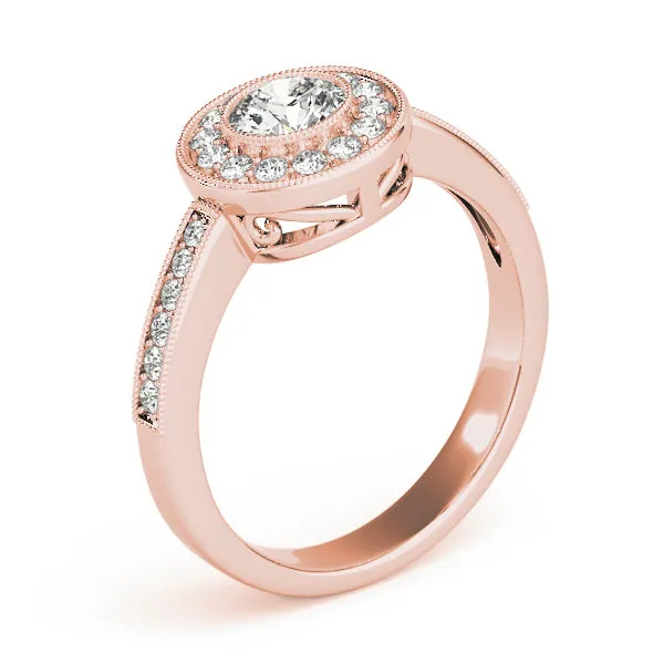 Engagement Rings Halo Round - TN83616