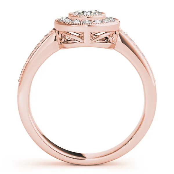Engagement Rings Halo Round - TN83616