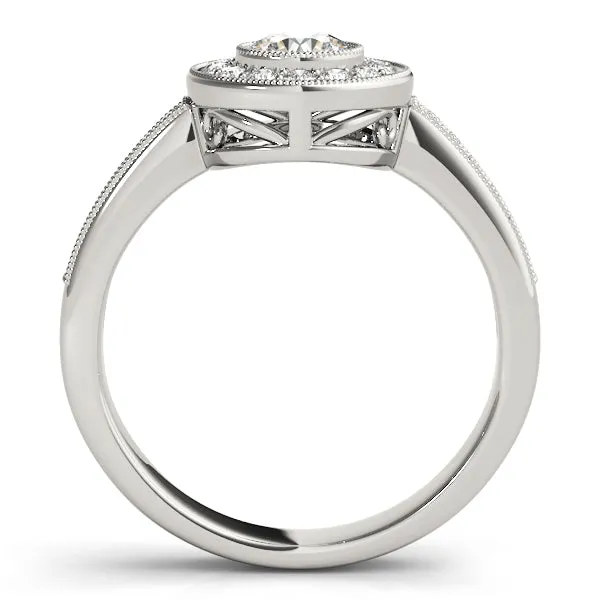 Engagement Rings Halo Round - TN83616