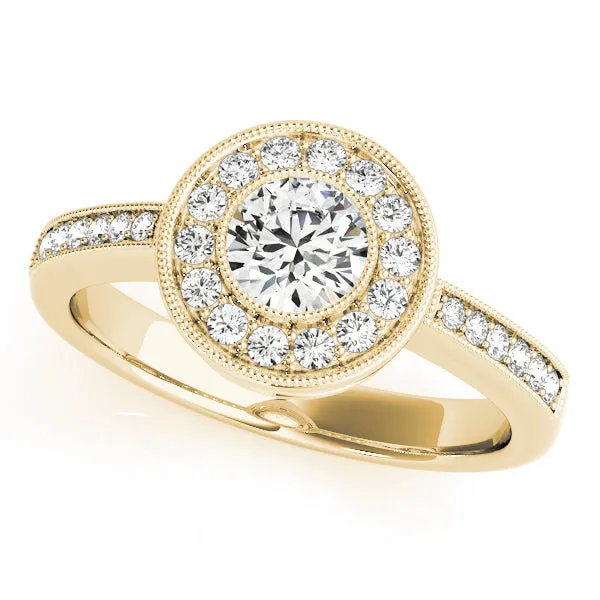 Engagement Rings Halo Round - TN83616