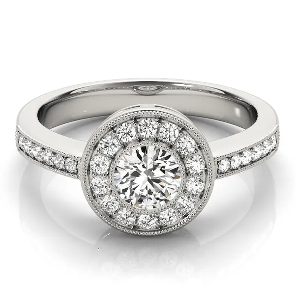 Engagement Rings Halo Round - TN83616