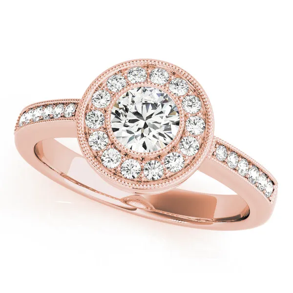 Engagement Rings Halo Round - TN83616