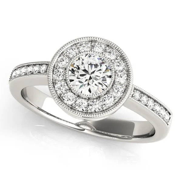 Engagement Rings Halo Round - TN83616