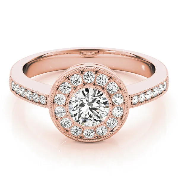 Engagement Rings Halo Round - TN83616