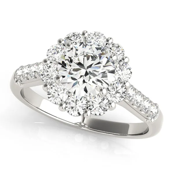 ENGAGEMENT RINGS HALO ROUND