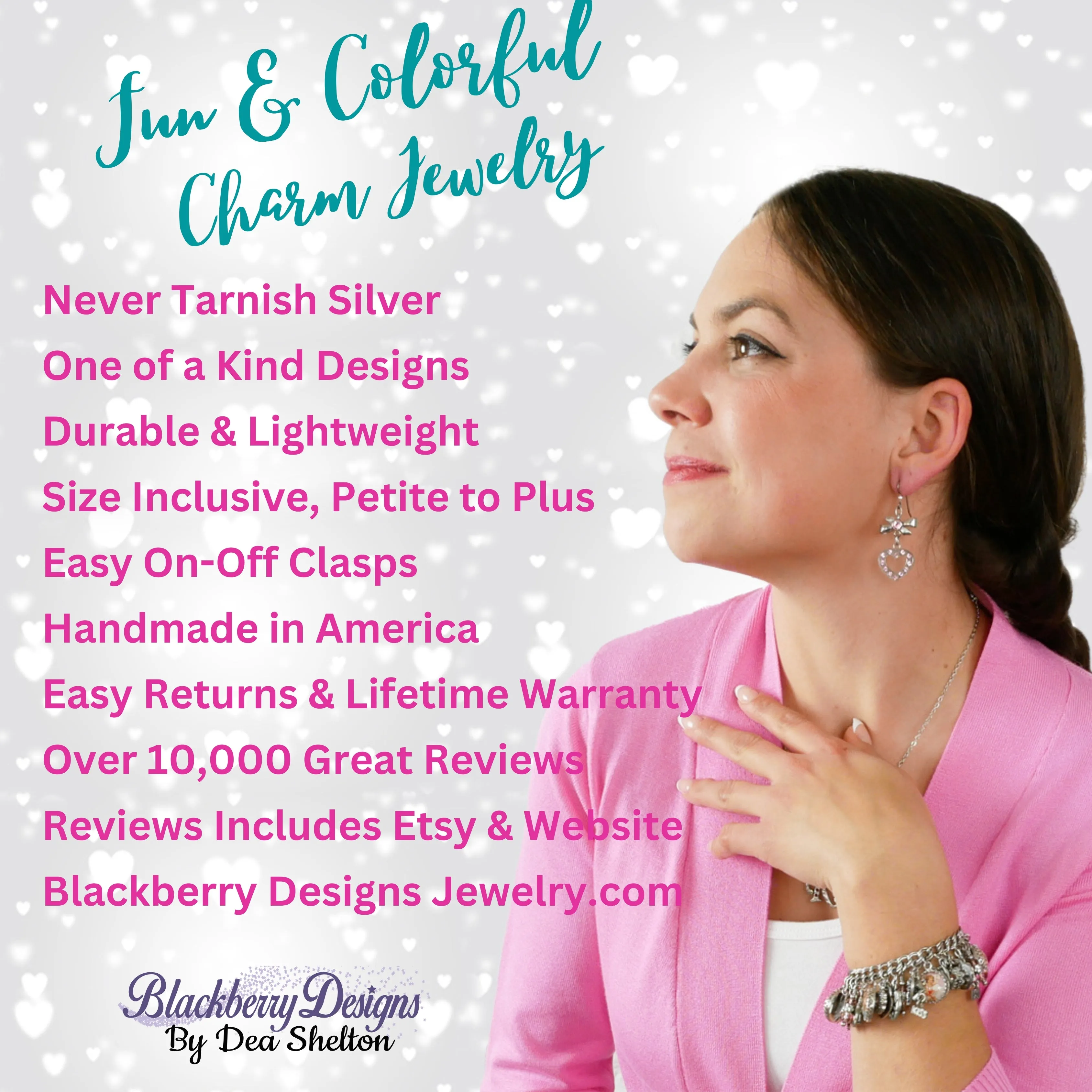 Engraved Hoop Earrings with Flamingo Charms