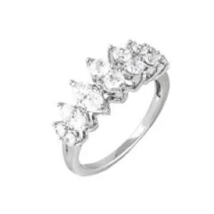 EternalDia 1.00 Carat T.W. Diamond 10kt White Gold Anniversary band Ring