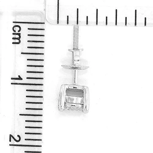 EternalDia 10k Gold Round Diamond Studs Solitaire Earrings (0.33cttw, IJ/I2-I3) Screw-Backs