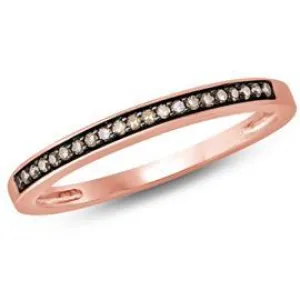 EternalDia Champagne Diamond Anniversary Band