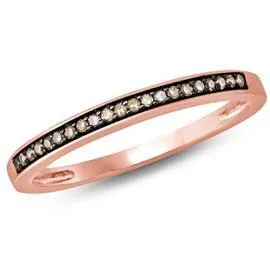 EternalDia Champagne Diamond Anniversary Band