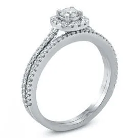 EternalDia Diamond Bridal Solitaire Set