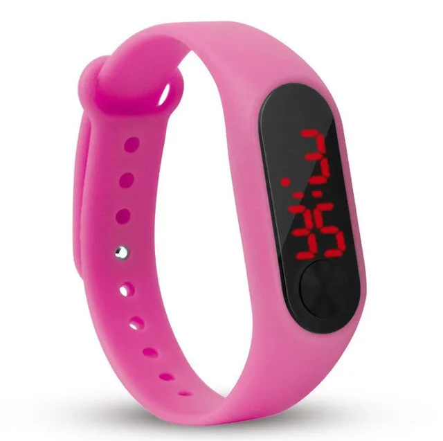 fashion boys girls kids children students sport digital led watches new mens womens promotion plastic outdoor gift wrist watches
