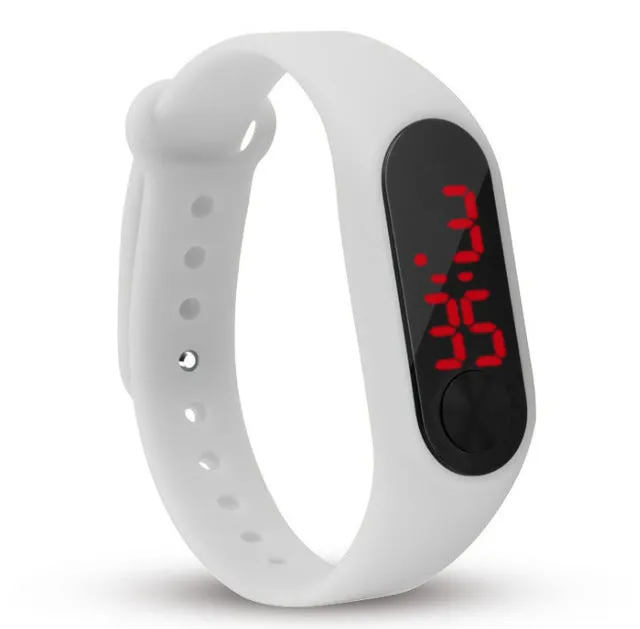 fashion boys girls kids children students sport digital led watches new mens womens promotion plastic outdoor gift wrist watches
