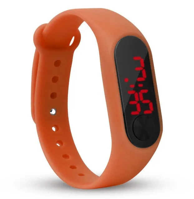 fashion boys girls kids children students sport digital led watches new mens womens promotion plastic outdoor gift wrist watches