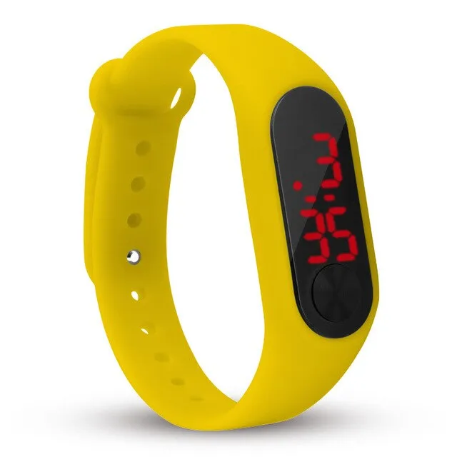 fashion boys girls kids children students sport digital led watches new mens womens promotion plastic outdoor gift wrist watches