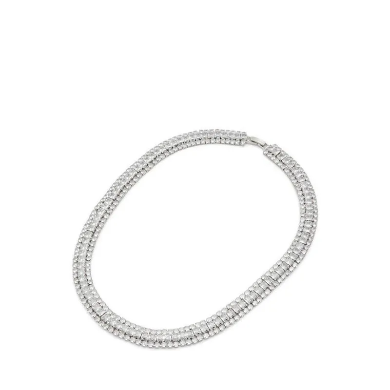Felicitee Necklaces - Silver/Clear Multi
