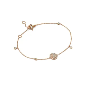 Fine Diamond Sun Bracelet