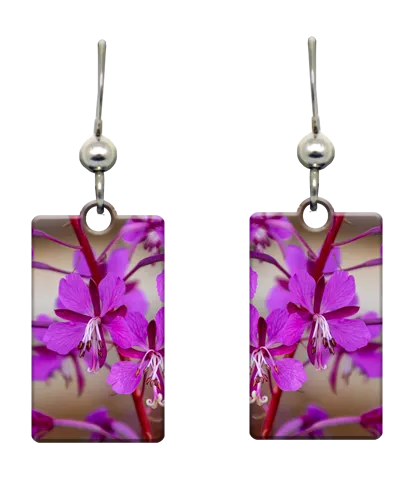 Fireweed earrings #2506 by d'ears