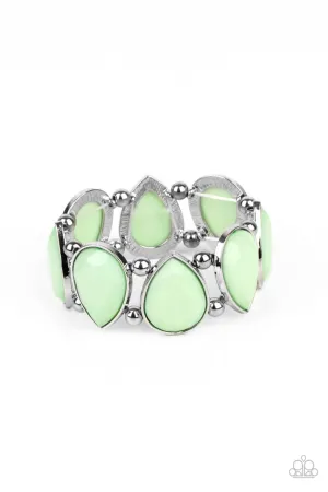 Flamboyant Tease Green Paparazzi Bracelet