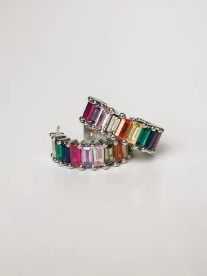 Flashy Hoop Earrings