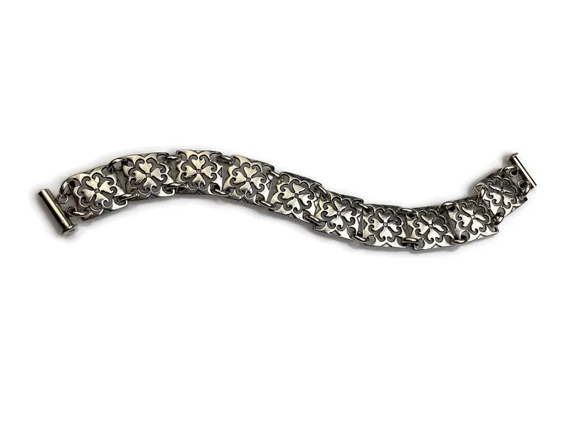 Fleur de Lis Silver Bracelet