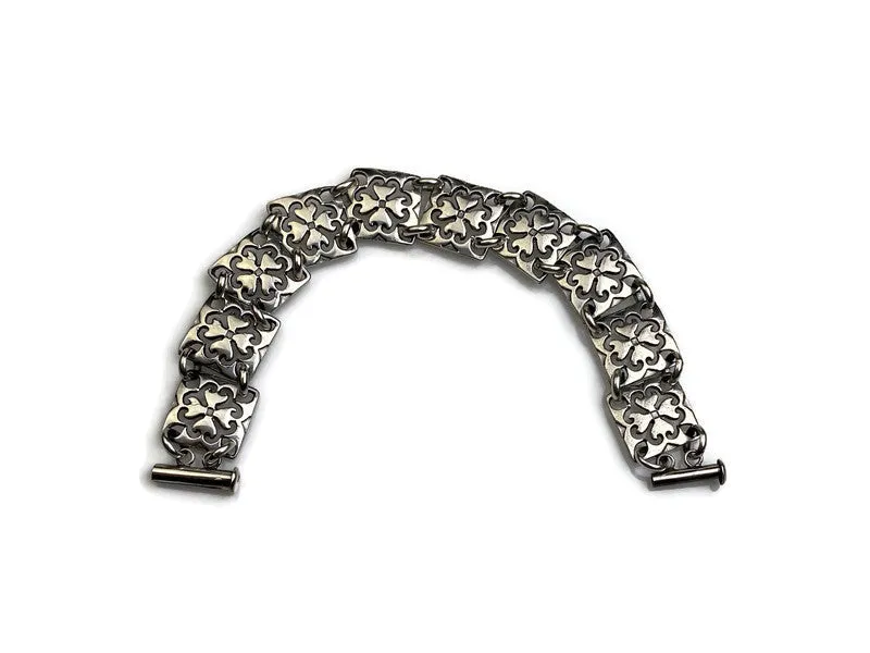 Fleur de Lis Silver Bracelet