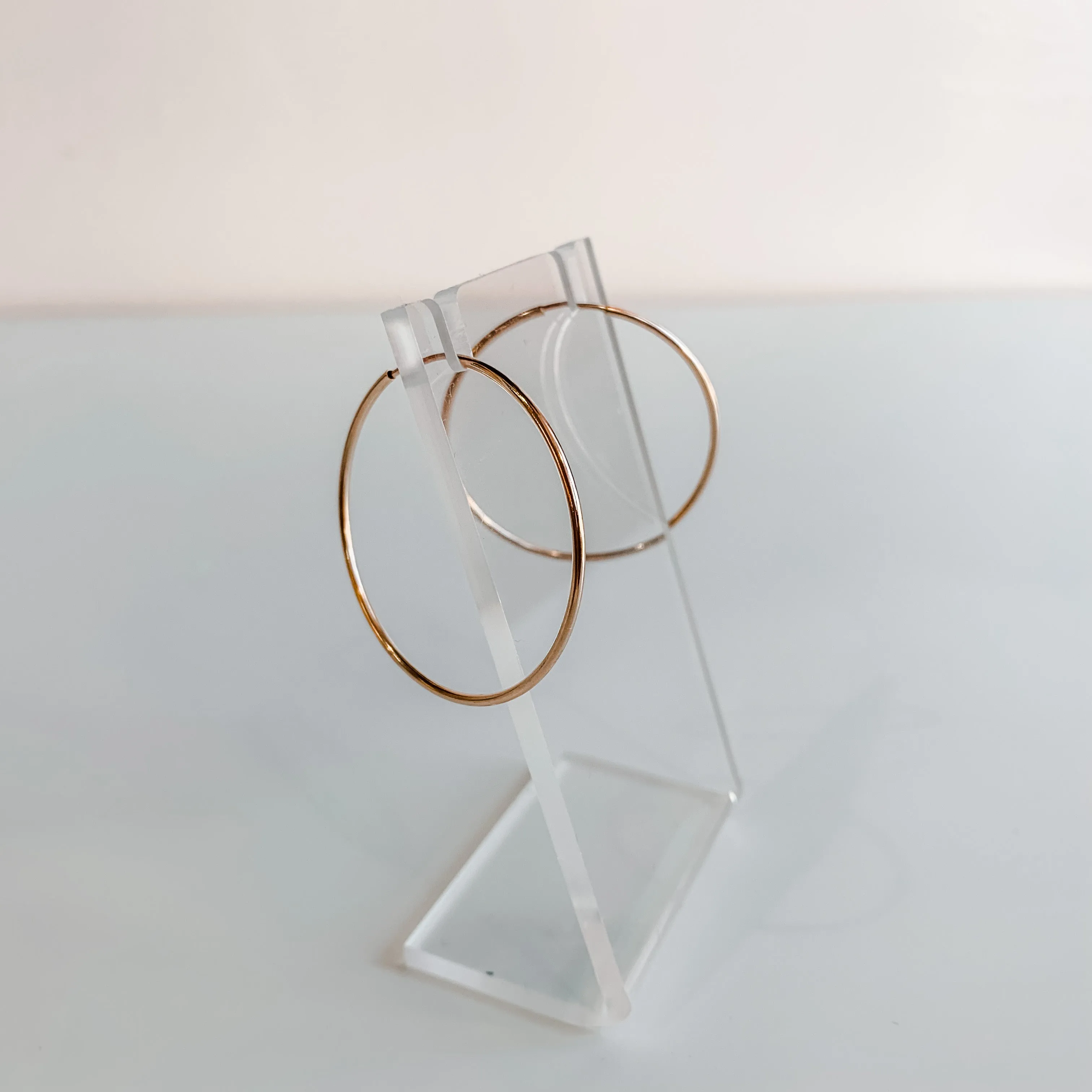 Forever Hoops Medium Rose Gold