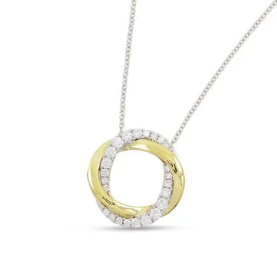 Frederic Sage Diamond Halo Pendant