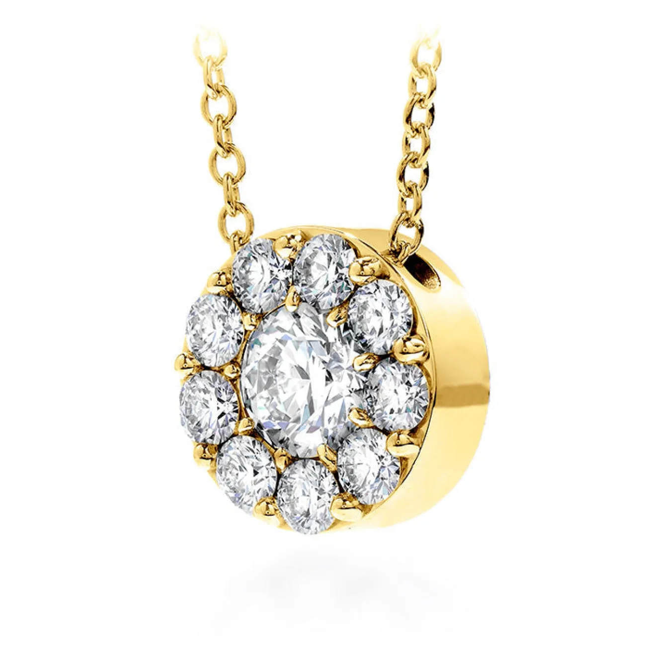 Fulfillment 18K Yellow Gold 1.50 ct Diamond Pendant Necklace