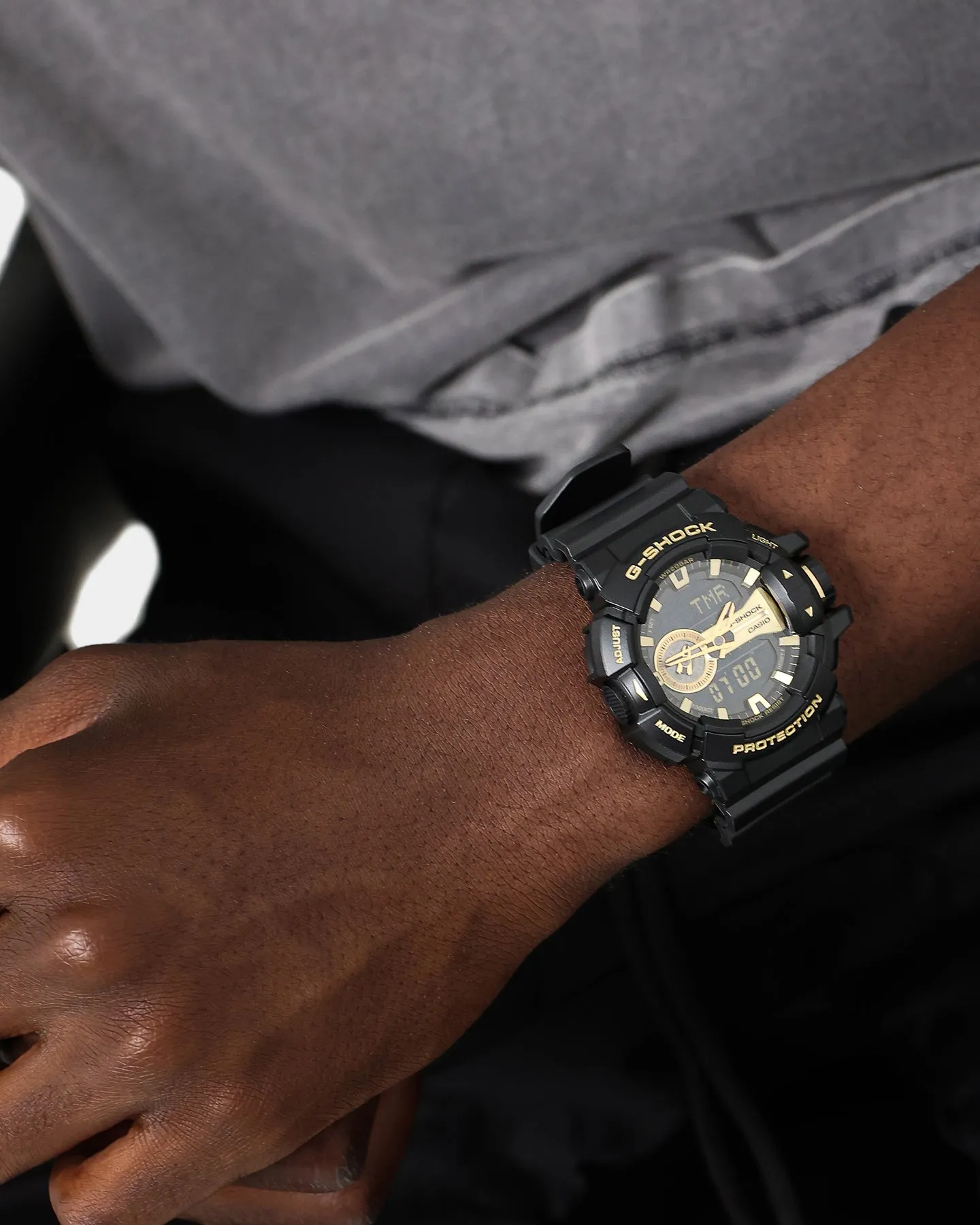 Ga400gb Rotary Switch Watch Black/Gold