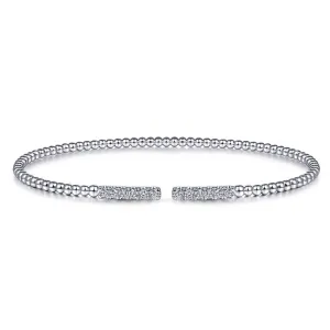 Gabriel & Co. Bujukan Open Diamond Pave Bangle Bracelet