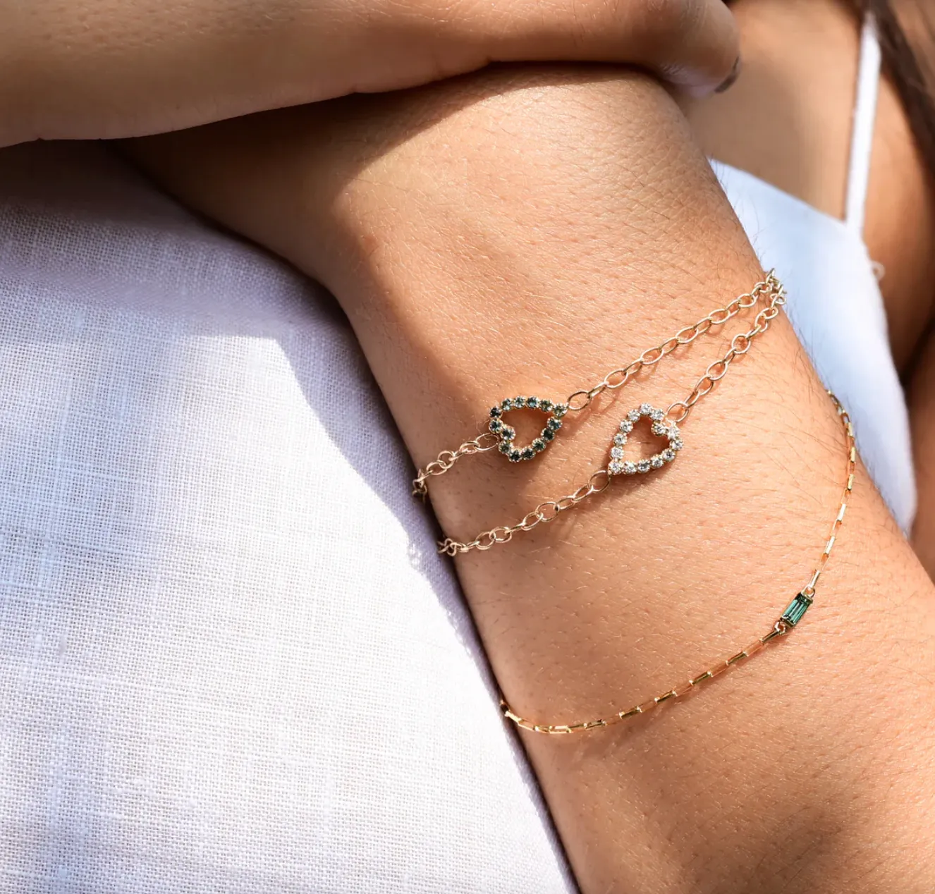 Gem Heart Bracelet