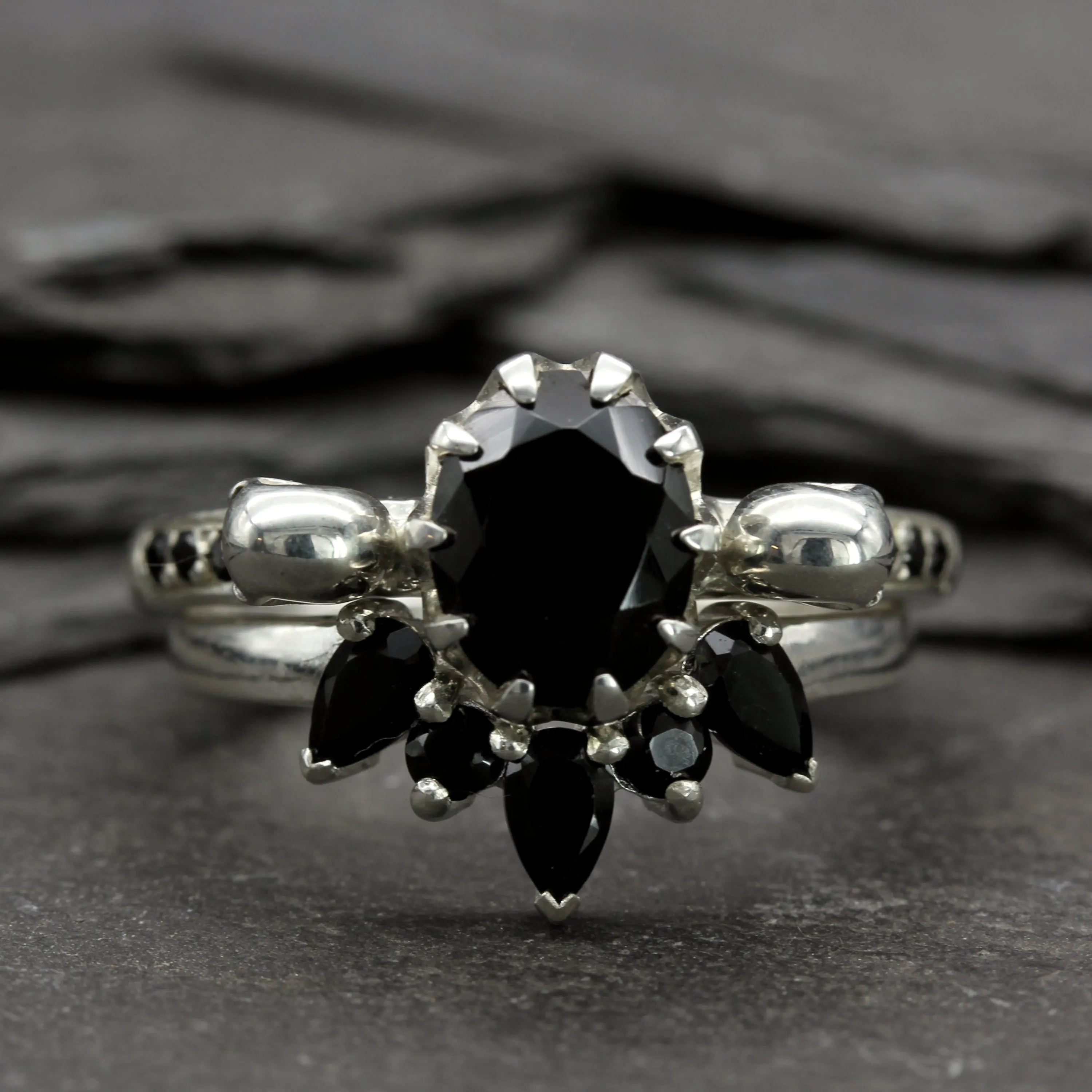 Gold Gothic Eternity Ring