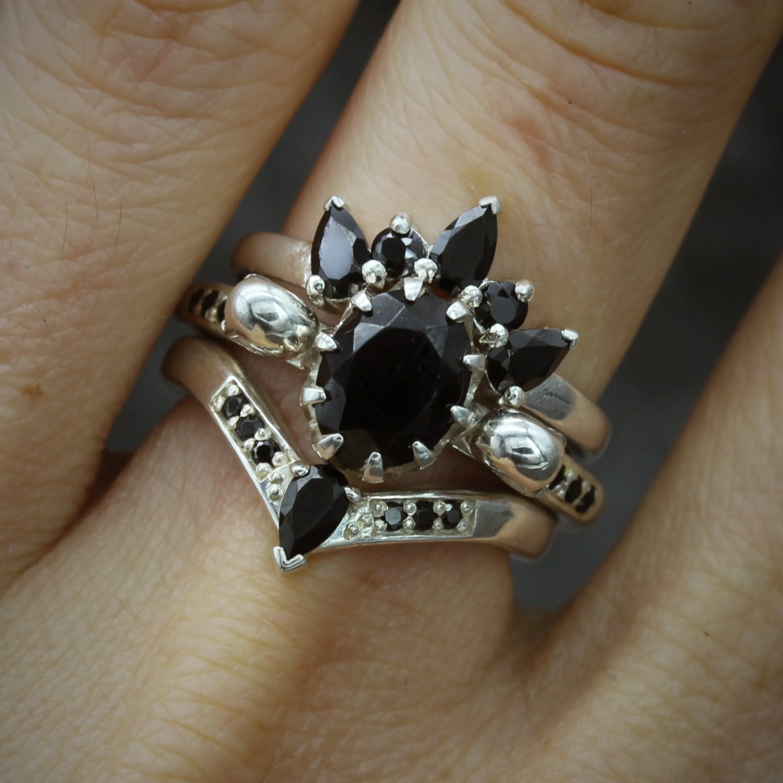 Gold Gothic Eternity Ring