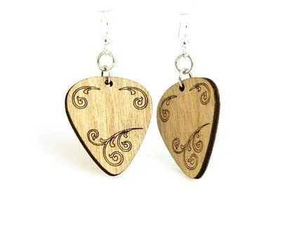 Guitar Pick Earrings # 1426