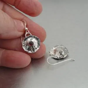 Hadar Designers Israel Handmade Delicate 925 Sterling Silver Pearl Earrings (H
