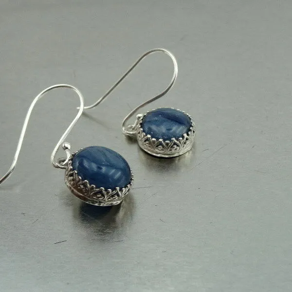 Hadar Designers Kayanhite Earrings Drop Dangle Sterling Silver Filigree  (I e594s