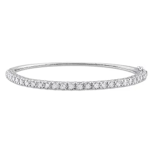 Half tennis Diamond Bangle