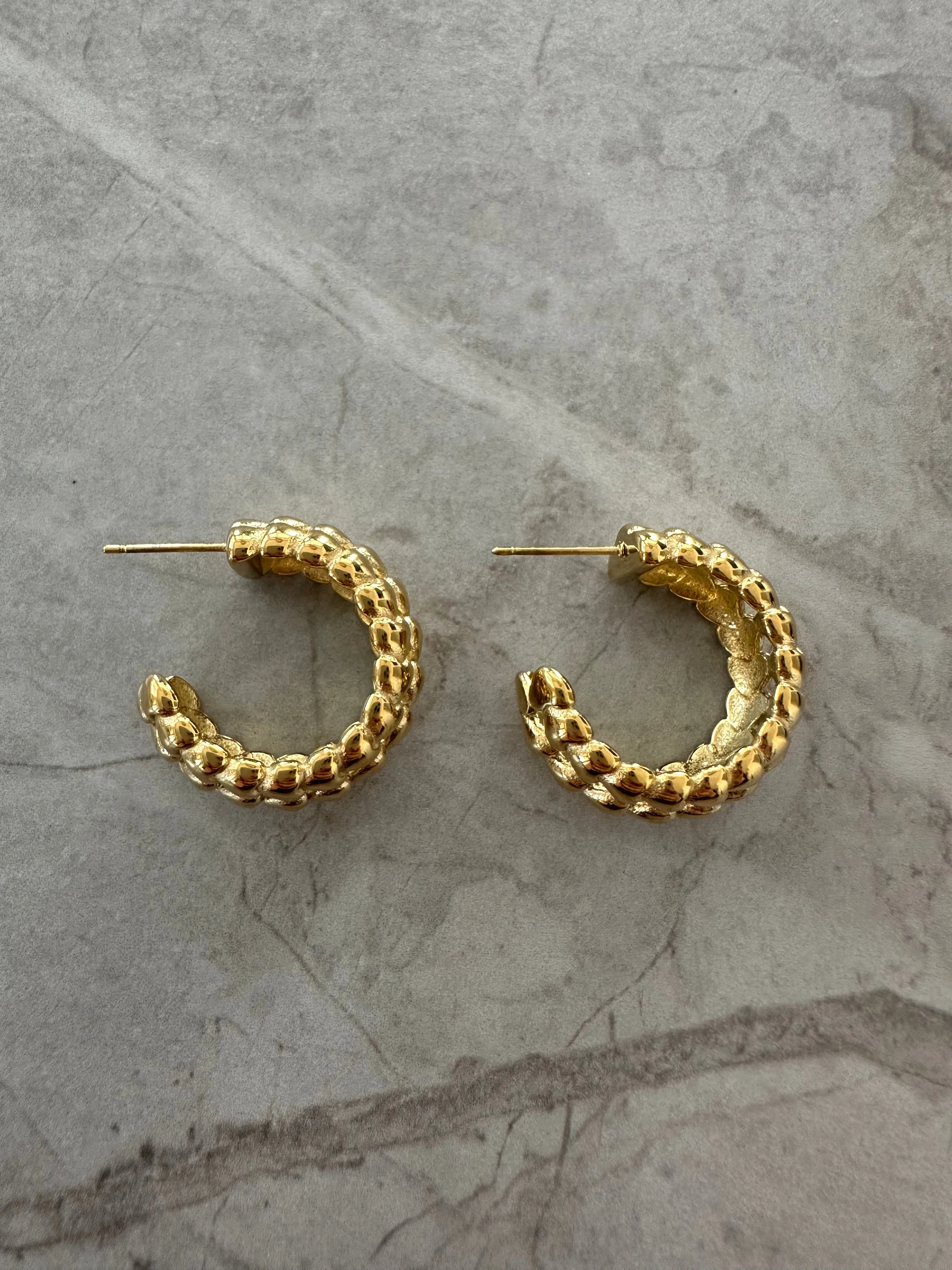 Heart Hoop Earrings