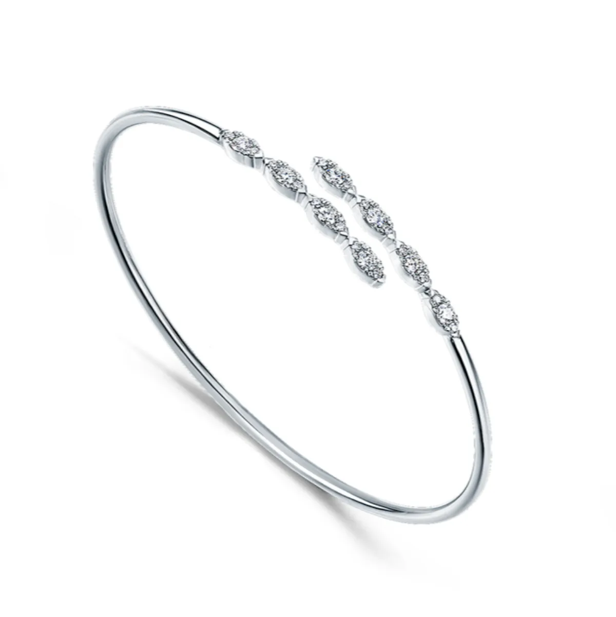 Hearts On Fire Aerial Marquise Flexi Bangle