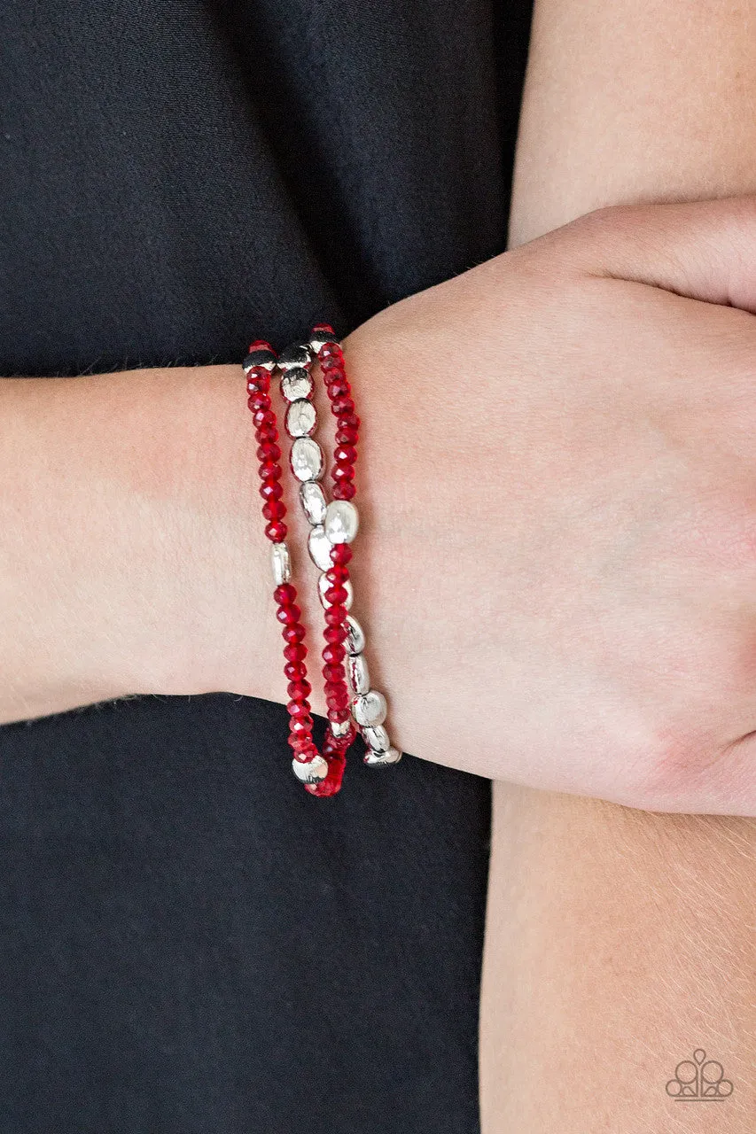 Hello Beautiful Red Paparazzi Bracelet