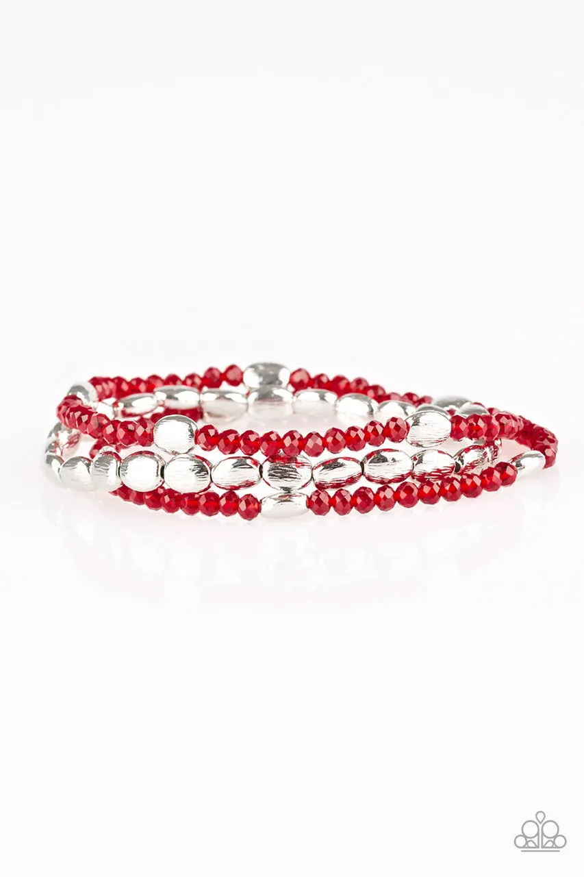 Hello Beautiful Red Paparazzi Bracelet