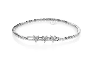 Hulchi Belluni STRETCH Bracelet with Diamond Stars