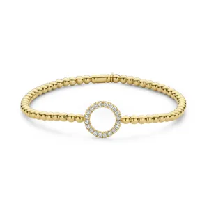 Hulchi Belluni 'Tresore' Open Diamond Circle Stretch Bracelet (21367)